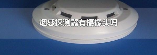 烟感探测器有摄像头吗