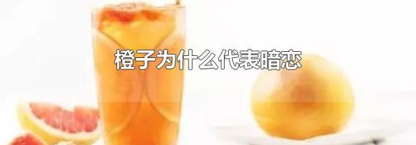 橙子为什么代表暗恋