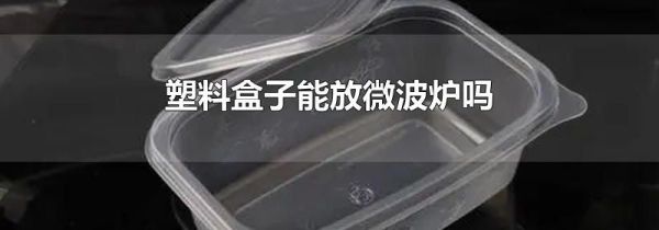 塑料盒子能放微波炉吗