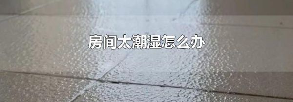 房间太潮湿怎么办