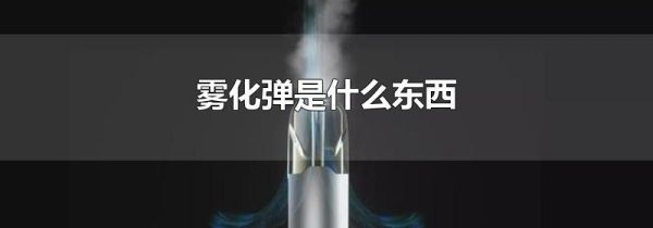 雾化弹是什么东西