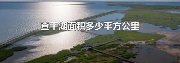 查干湖面积多少平方公里