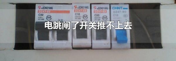 电跳闸了开关推不上去