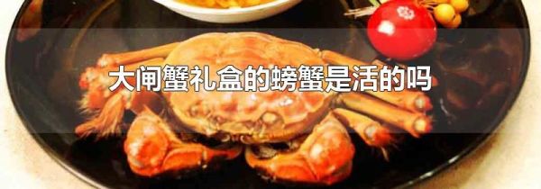 大闸蟹礼盒的螃蟹是活的吗