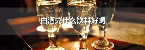 白酒兑什么饮料好喝