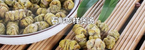 石斛怎样煲汤