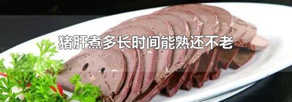 猪肝煮多长时间能熟还不老