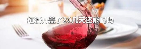 红酒开盖了20几天还能喝吗