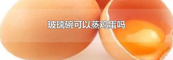 玻璃碗可以蒸鸡蛋吗