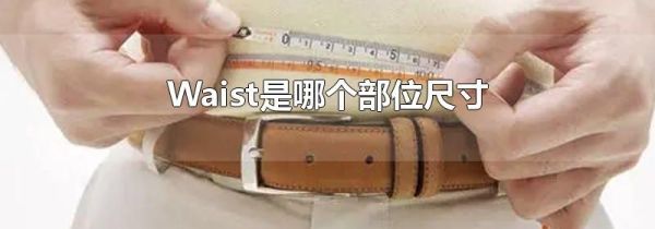 Waist是哪个部位尺寸