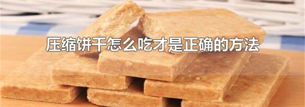 压缩饼干怎么吃才是正确的方法