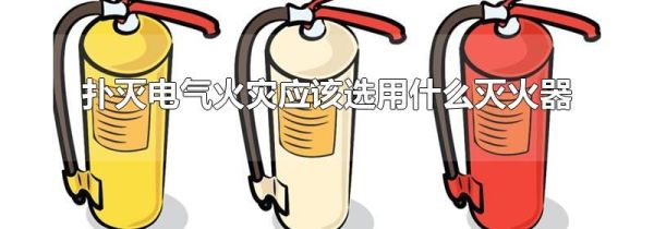 扑灭电气火灾应该选用什么灭火器