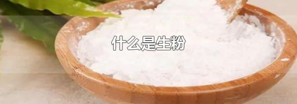 什么是生粉