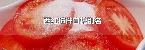 西红柿拌白糖别名