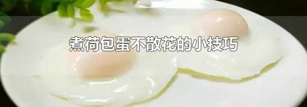煮荷包蛋不散花的小技巧