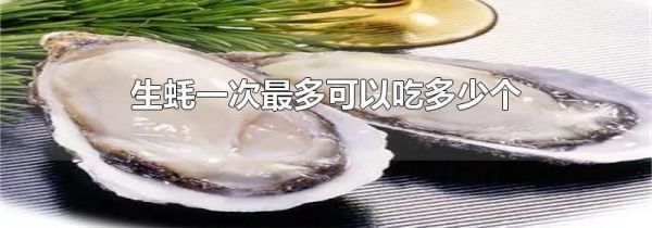 生蚝一次最多可以吃多少个