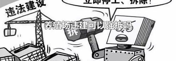 养殖场违建可以强拆吗