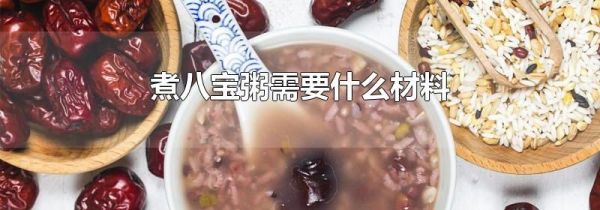 煮八宝粥需要什么材料