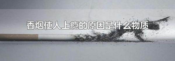 香烟使人上瘾的原因是什么物质