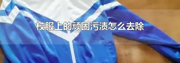 校服上的顽固污渍怎么去除