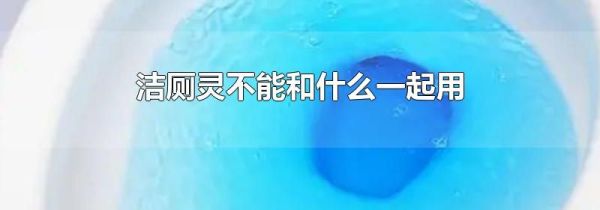 洁厕灵不能和什么一起用