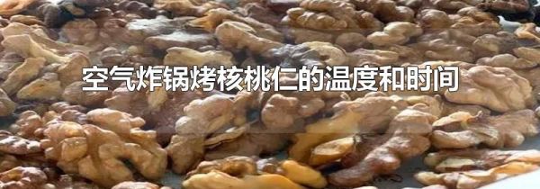 空气炸锅烤核桃仁的温度和时间