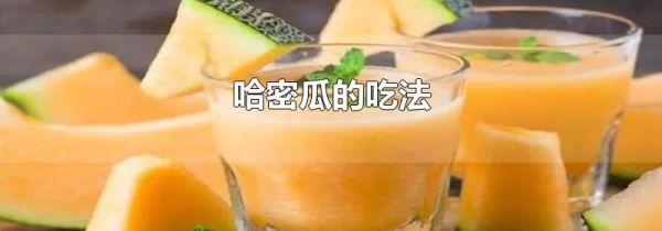 哈密瓜的吃法