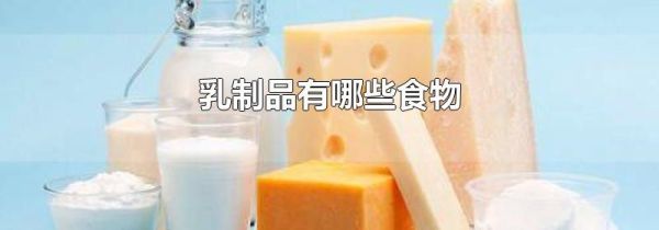 乳制品有哪些食物