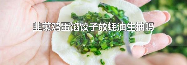 韭菜鸡蛋馅饺子放蚝油生抽吗