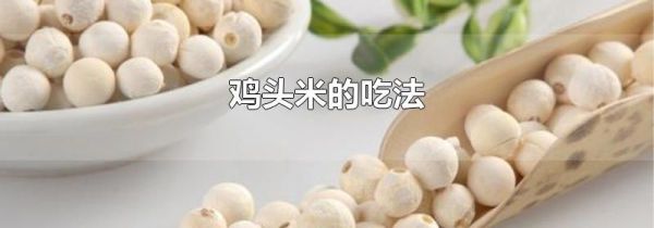 鸡头米的吃法