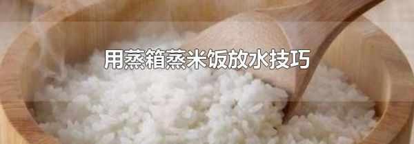 用蒸箱蒸米饭放水技巧