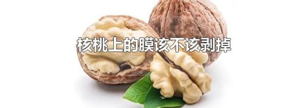 核桃上的膜该不该剥掉