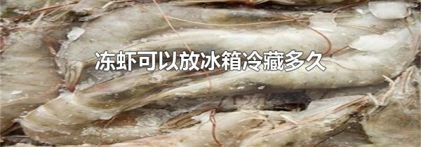 冻虾可以放冰箱冷藏多久