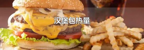 汉堡包热量