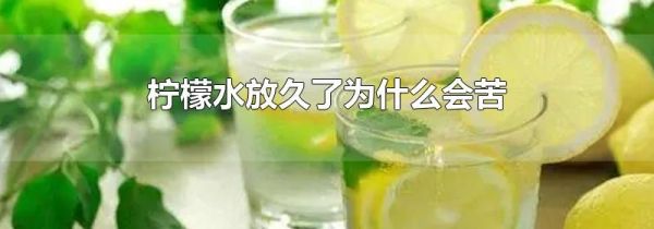 柠檬水放久了为什么会苦