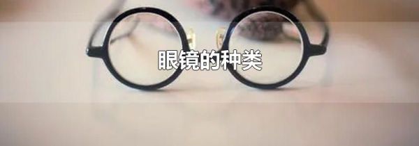 眼镜的种类