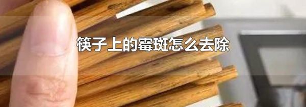 筷子上的霉斑怎么去除