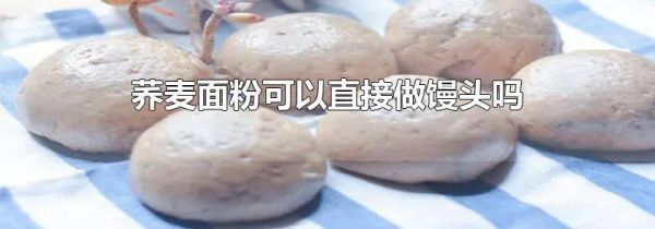 荞麦面粉可以直接做馒头吗