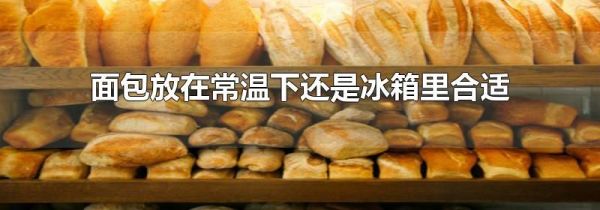 面包放在常温下还是冰箱里合适