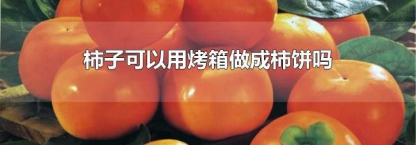 柿子可以用烤箱做成柿饼吗