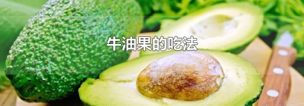 牛油果的吃法