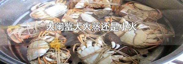 大闸蟹大火蒸还是小火