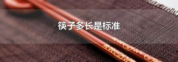 筷子多长是标准