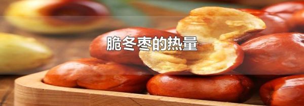 脆冬枣的热量