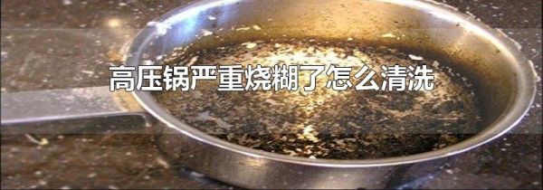 高压锅严重烧糊了怎么清洗