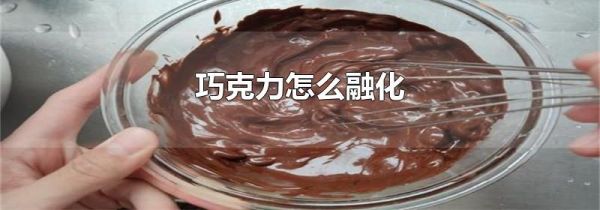 巧克力怎么融化