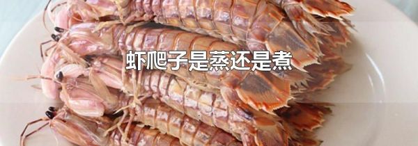 虾爬子是蒸还是煮