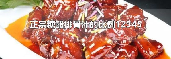 正宗糖醋排骨汁的比例12345