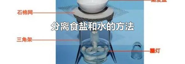 分离食盐和水的方法