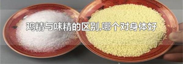鸡精与味精的区别,哪个对身体好